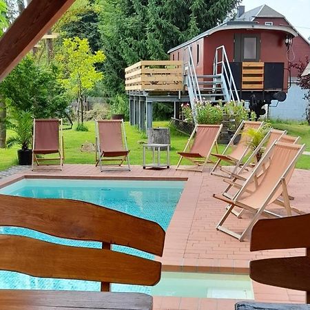 Eisenbahnromantik Im Urlaub Heinsdorfergrund Eksteriør bilde