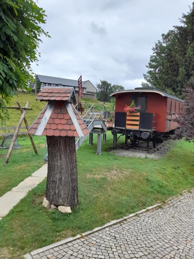 Eisenbahnromantik Im Urlaub Heinsdorfergrund Eksteriør bilde