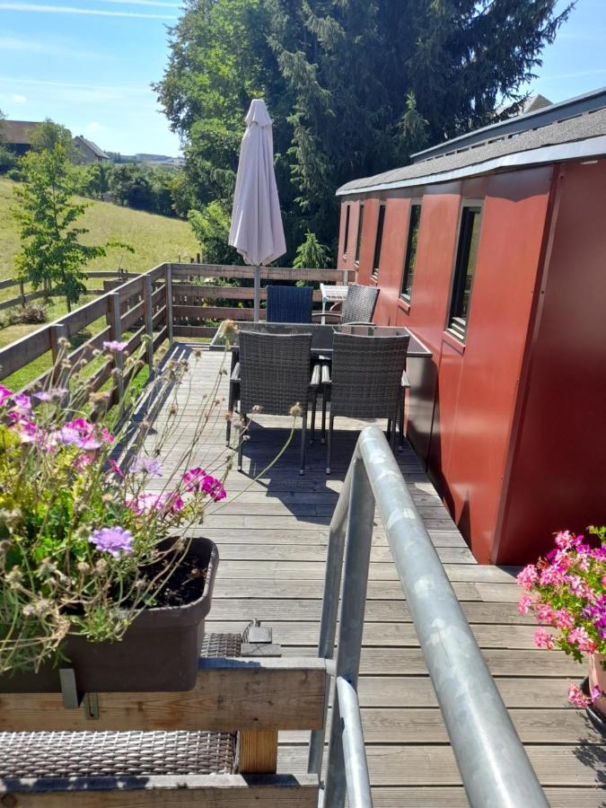 Eisenbahnromantik Im Urlaub Heinsdorfergrund Eksteriør bilde