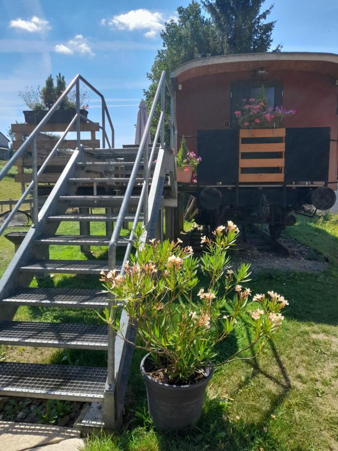 Eisenbahnromantik Im Urlaub Heinsdorfergrund Eksteriør bilde